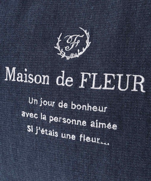 「Maison de FLEUR」 トートバッグ FREE インディゴブルー レディース_画像5