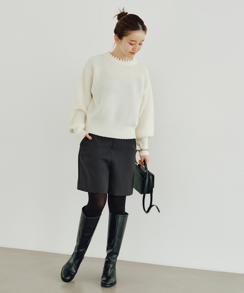 IENAイエナショートパンツ ブラック 38サイズ IENA（イエナ） ショートパンツ 38 ブラック レディース : ZOZOTOWN