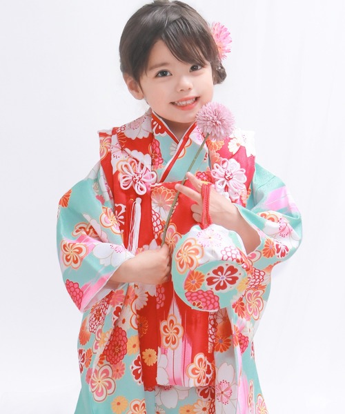 きょうえつ 753 着物 ３歳 Amazon | [KYOETSU] [キョウエツ] 着物セット 七五三用 3歳用