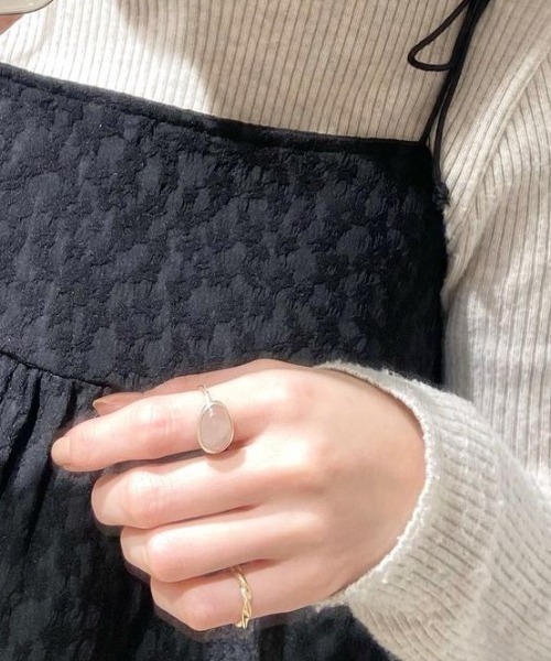 flower 指輪 リング カボションリング レディース : ZOZOTOWN Yahoo!店