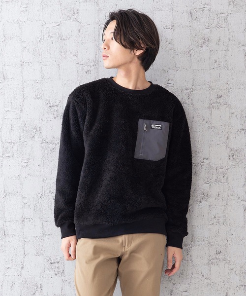 スウェット Outdoor Products 防風ボアクルーネック ボアフリース素材 モコモコ 防風機能 Zozotown Paypayモール店 通販 Paypayモール