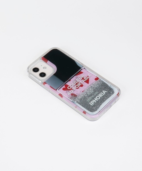 IPHORIA - 【完売品】アイフォリア　iPhone12/12pro用　リキッドケース＋布袋 iphoria スマホケース 「IPHORIA」グリッターリキッドアイフォン