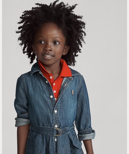 Polo Ralph Lauren Childrenswear ワンピース ベルテッド コットン