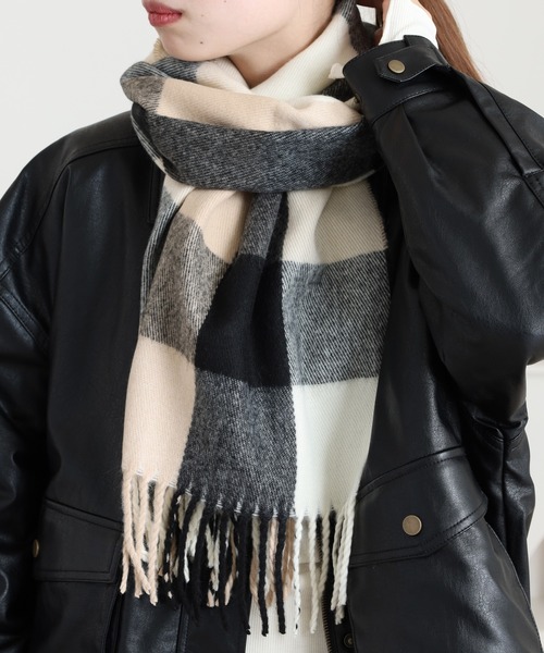 FUNALIVE（ファンアライブ） マフラー ストール PAGE ONE チェック