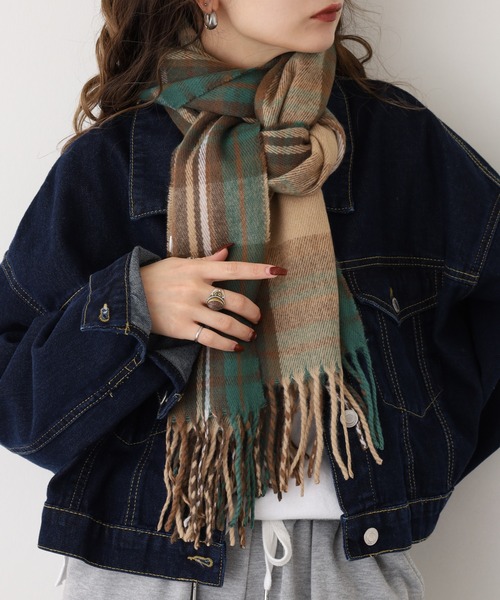 FUNALIVE（ファンアライブ） マフラー ストール PAGE ONE チェック