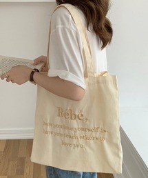 COO+i トートバッグ 刺繍ロゴトートバッグ レディース メンズ