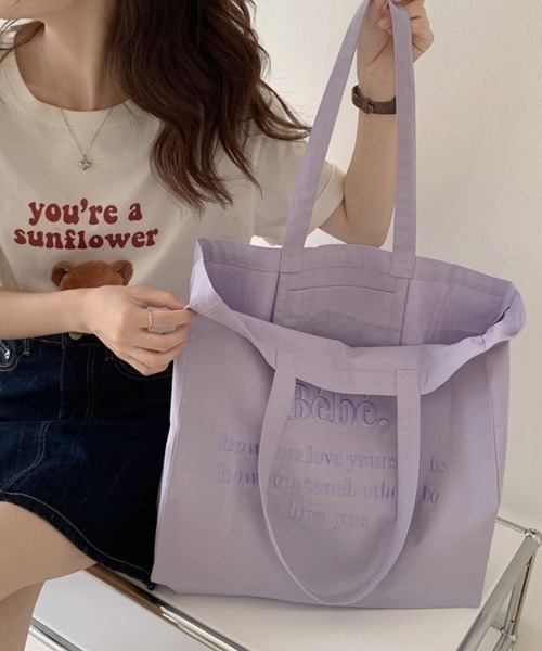 【専用出品】ロゴトート COO+i トートバッグ 刺繍ロゴトートバッグ レディース メンズ