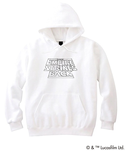 パーカー FD:「キャラチョイ」 Starwars スター・ウォーズ エピソードＶ EMPIRE STRIKES BACK ロゴパーカー レディース