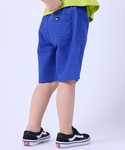 ハーフパンツ パンツ 短パン 綿麻キャンバスパ...の詳細画像1