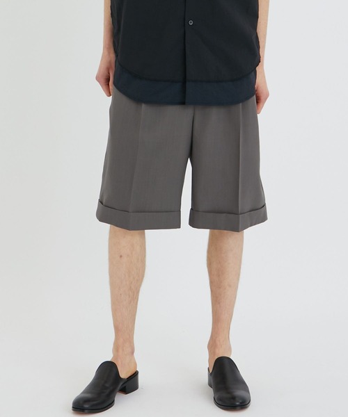 UJOH（ウジョー） パンツ Side Belt Short PNT メンズ : ZOZOTOWN
