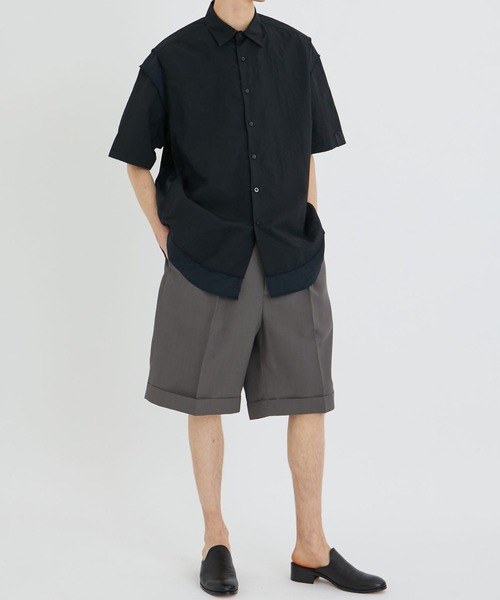 UJOH（ウジョー） パンツ Side Belt Short PNT メンズ : ZOZOTOWN