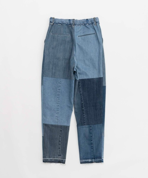 MAISON SPECIAL ジーンズ 「UNISEX」Patchwork Vintage denim One-Tuck 