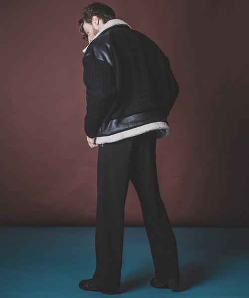 NO ID.（ノーアイディー） ブルゾン アウター 「NO ID.」Changing Knit