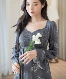 ツーハッチ ナイトブラワンピース 長袖マキシ丈 無地/花柄 サイズ70M 楽天市場】【48h限定20％OFF】5/5(火)23:59迄SALE《ラクシアスリープ