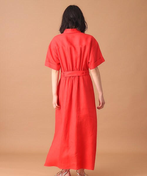 DRESSTERIOR ワンピース 「同型あり/洗える」リネンシャツ
