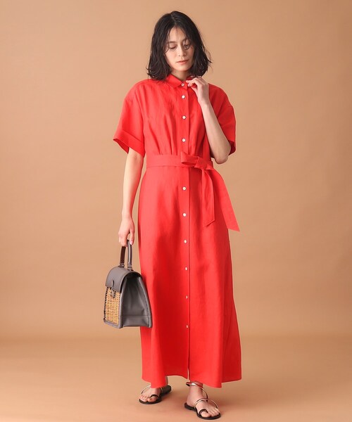 新品タグ付き✨ドレステリア リネンシャツワンピース ヨーロッパ