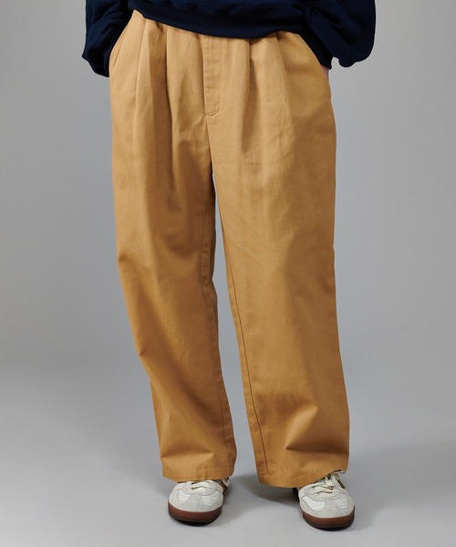 ONCILY チノパン 2TUCK BUGGY WIDE CHINO PANTS / 2タックバギー