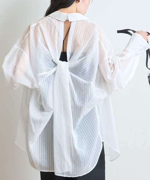 ルージュ ヴィフ ラクレ Rouge vif la cle ふんわり袖ボート