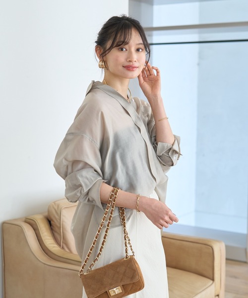 ルージュ ヴィフ ラクレ Rouge vif la cle ふんわり袖ボート