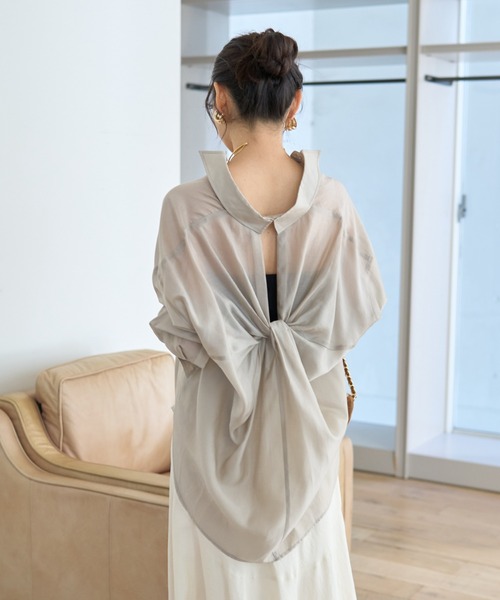 Rouge vif ブラウス シャツ 「追加3」バックツイストシアー