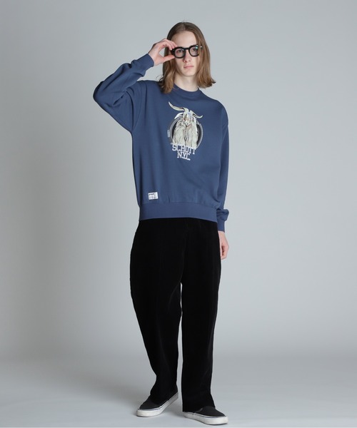 Schott スウェット Schott/ショット/SALT AND PEPPER SWEAT SINCE 1913/ソルト