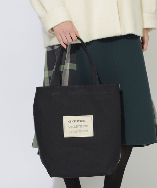 美品☆ブラックレーベルクレストブリッジ　トートバッグ　CBチェック　肩掛け　A4 ブラックレーベルクレストブリッジ トートバッグ ナイロン CBチェック