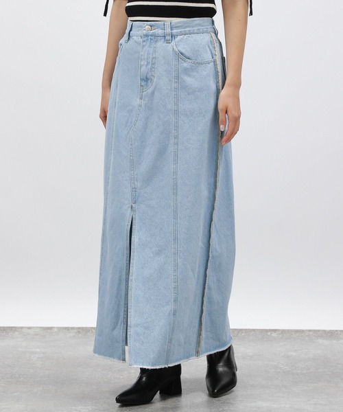 LAKOLE（ラコレ） デニムスカート アウトシームデニムスカート