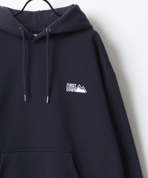 FIRST DOWN パーカー DOWN/ファーストダウン LOGO HOODED SWEAT  