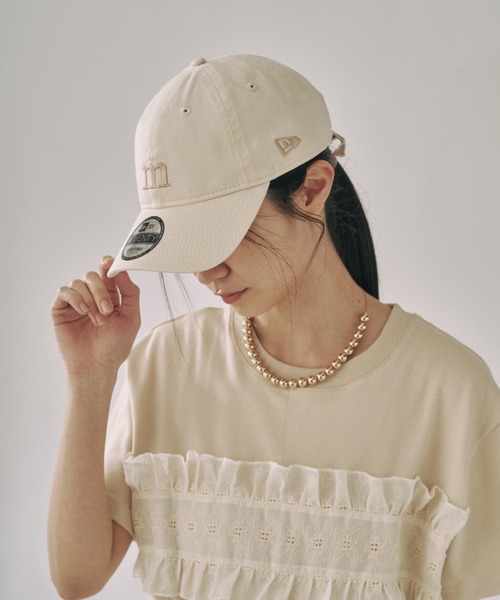 moi tytto キャップ 帽子 × NEW ERA ロゴキャップ レディース