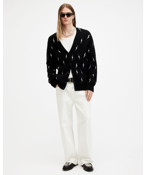 ALLSAINTS（オールセインツ） カーディガン ZAP V-NECK LIGHTNING 