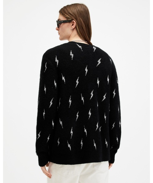 ALLSAINTS（オールセインツ） カーディガン ZAP V-NECK LIGHTNING 