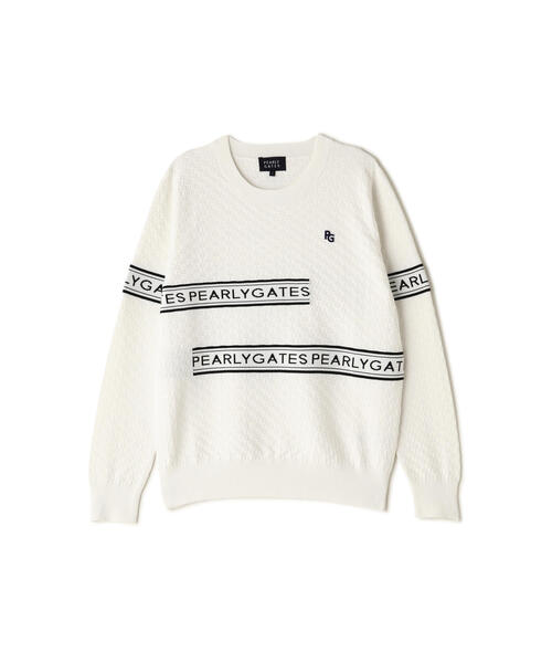 PEARLY GATES 光栓 クルーネックニット