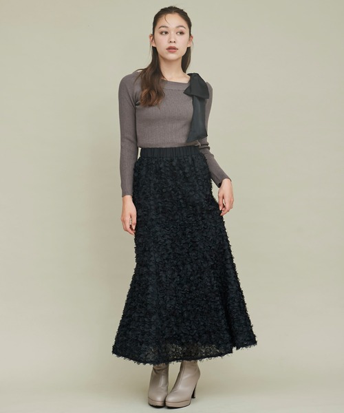 31 Sons de mode スカート フェザーフラワーチュールスカート