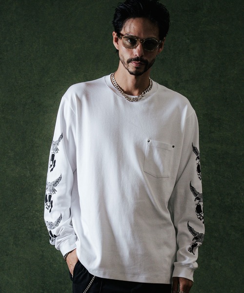 CRIMIE tシャツ EAGLE LONG SLEEVE T SHIRT / イーグル 長袖T