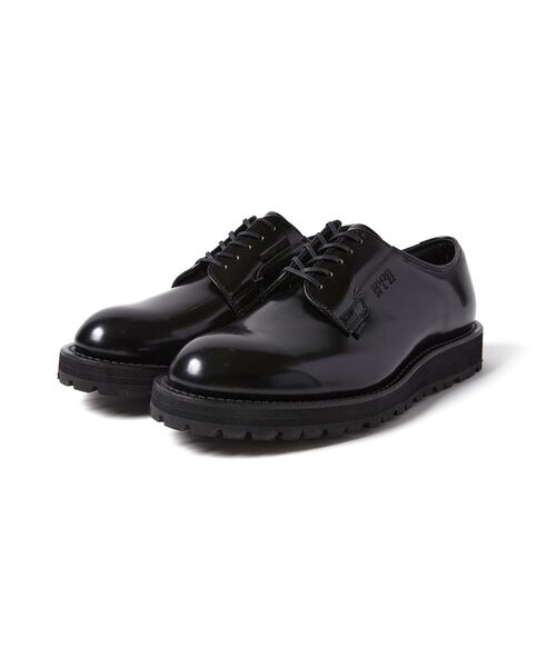 【smou abu】POSTMAN SHOES/黒色/革/27.5〜28㎝ N.HOOLYWOOD COMPILE ビジネスシューズ POSTMAN SHOES メンズ