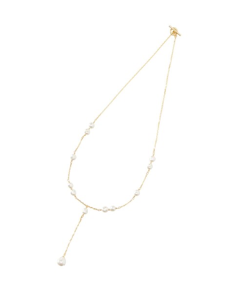 ネックレス バロックパールドロップネックレス レディース