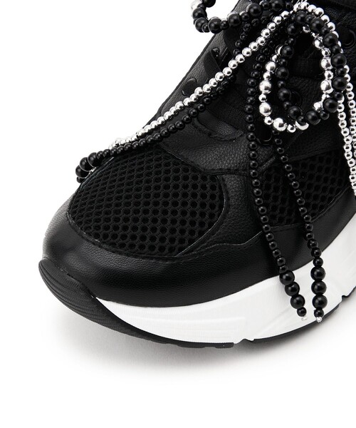 CCチャームレースアップスニーカー♡ヘビロテ確定 SY UNITED ARROWS スニーカー 「SY」レースアップチャーム