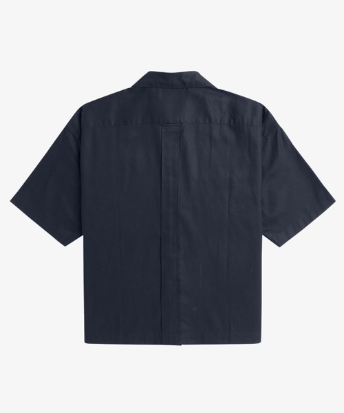 FRED PERRY ブラウス シャツ Placket Detail Shirt／ビッグ