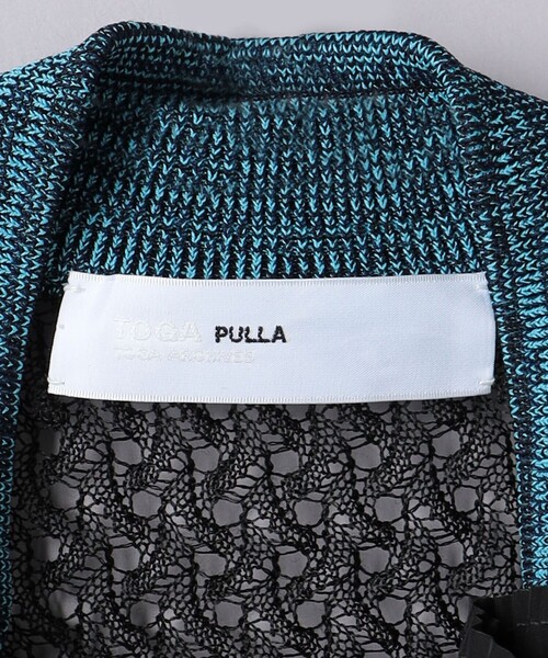 カーディガン 「TOGA PULLA」フロントフリル カーディガン レディース TOGA PULLA カーディガン 「TOGA PULLA」フロントフリル