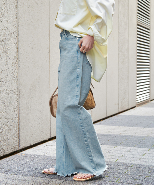 スピックアンドスパン　別注アッパーハイツデニム Spick＆Span ジーンズ デニム デニムパンツ upper hights