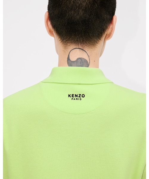 【KENZO】ケンゾー KENZO Pop エンブロイダリー ポロシャツ KENZO ポロシャツ 'KENZO Pop' エンブロイダリー スリム ポロ
