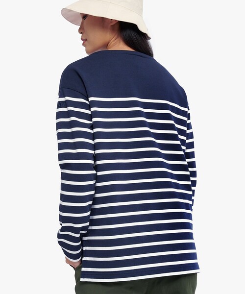 AIGLE / エーグル マリンストライプ ロングスリーブボーダーTシャツ RP 長袖Tシャツ AIGLE tシャツ マリンストライプ ロングスリーブボーダーTシャツ