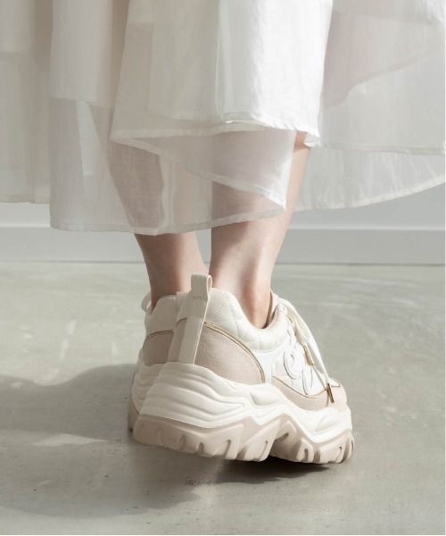 RANDA（ランダ） スニーカー モノグラムボリュームソールスニーカー
