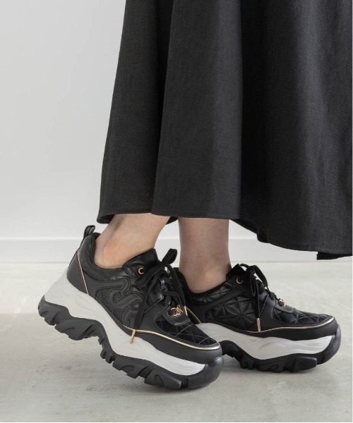 RANDA新品未使用モノグラムボリュームソールスニーカーＬサイズ モノグラムボリュームソールスニーカーRANDA公式サイト