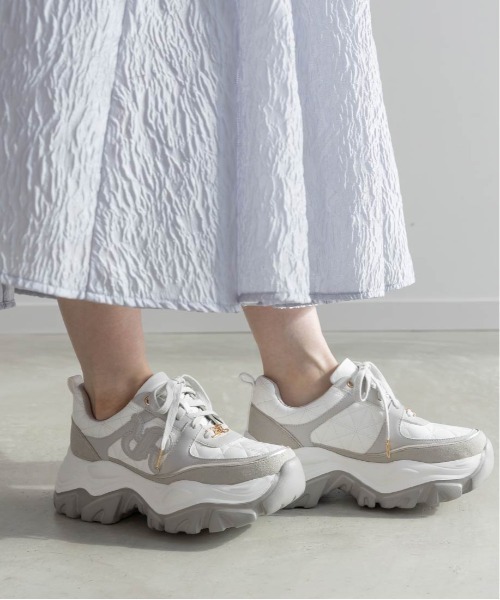 RANDA（ランダ） スニーカー モノグラムボリュームソールスニーカー