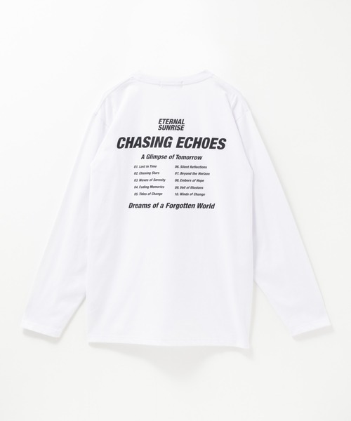 tシャツ T-GRAPHICS メッセージプリント長袖Tシャツ メンズ