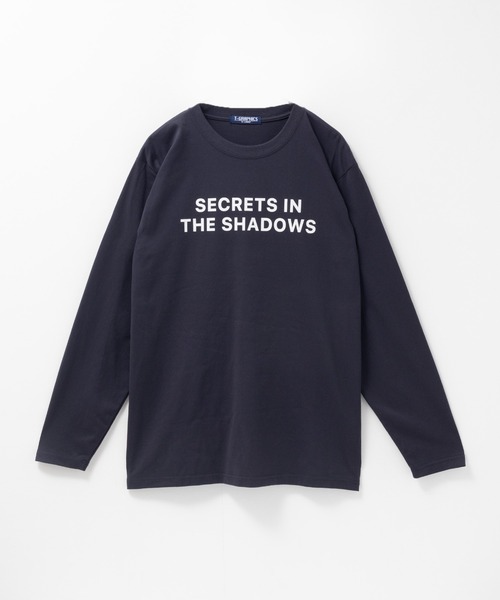 国産品 tシャツ T-GRAPHICS メンズ メッセージプリント長袖Tシャツ トップス