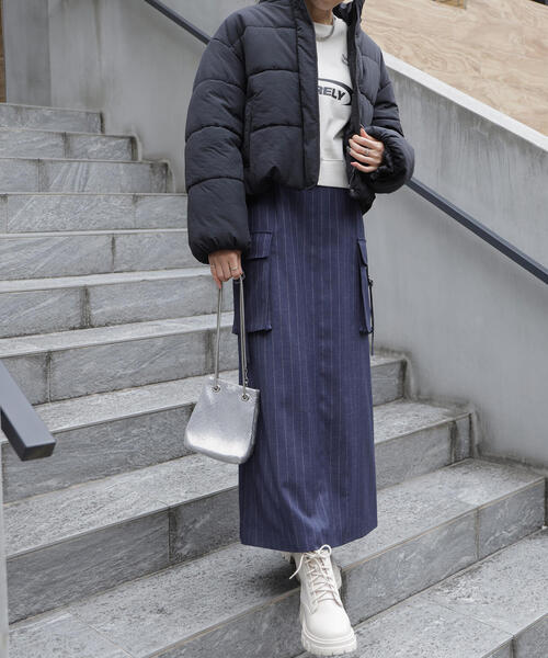 「FREE'S MART」 ジップアップブルゾン SMALL ホワイト レディース_画像5