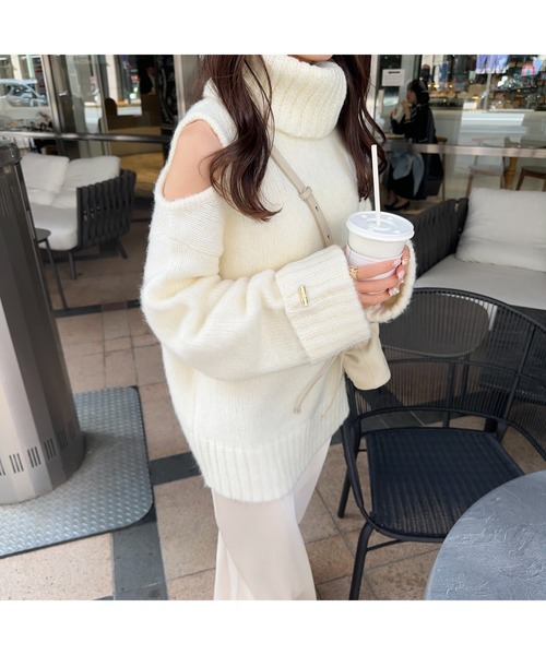 Ogue. ニット セーター 「 」 インナー付き / turtleneck fluffy azato