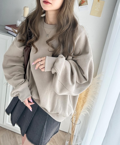 [classicalelf] тренировочный cut and sewn SMALL grayish бежевый женский 